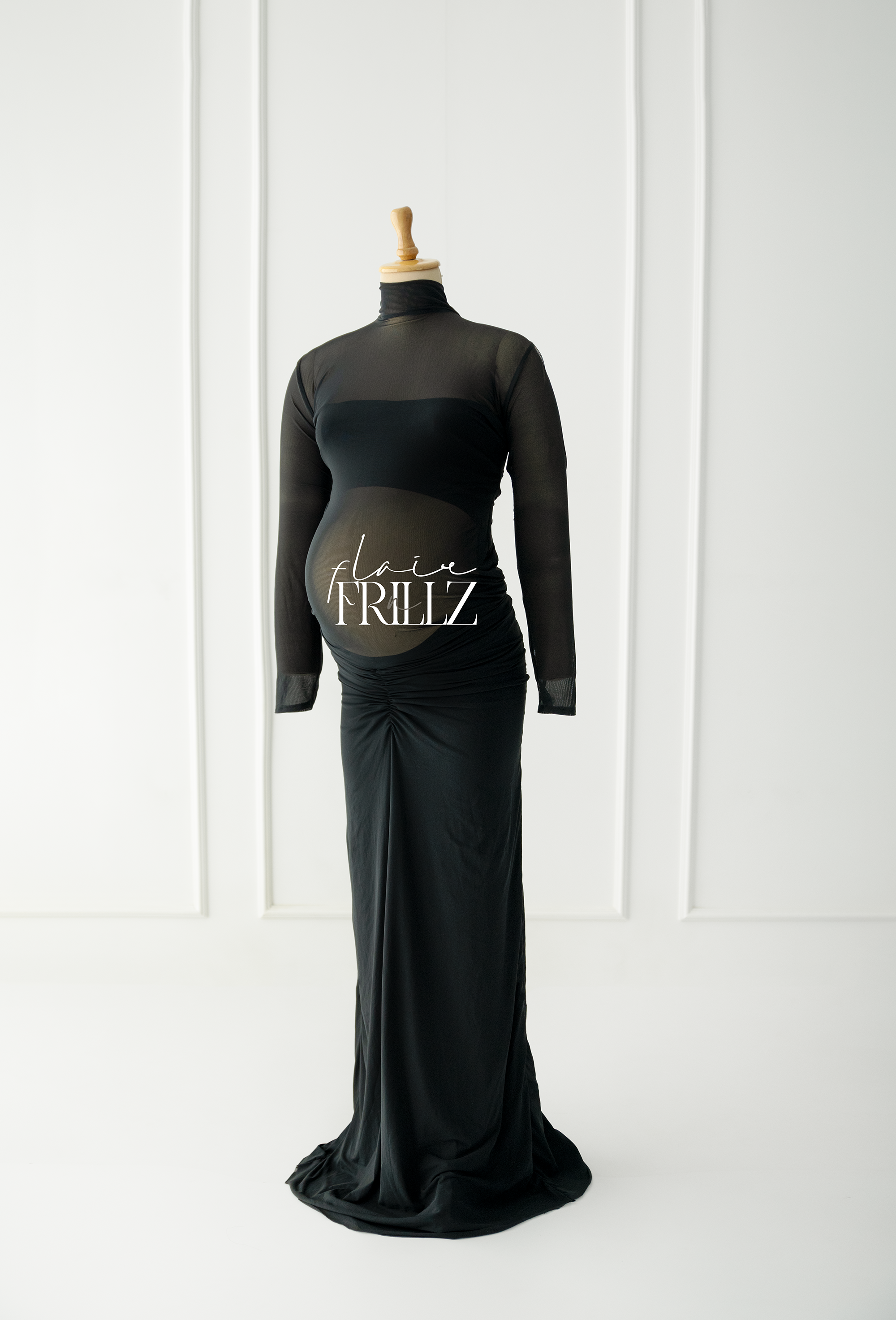 Alizeh Mesh Bodycon Gown