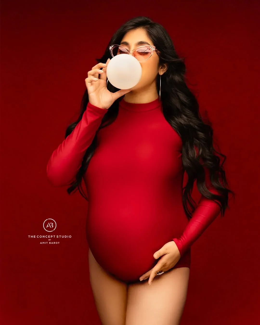 Maternity summer maroon bodysuit by FlairNFrillz, featuring a fitted design and short sleeves, suitable for warm weather.