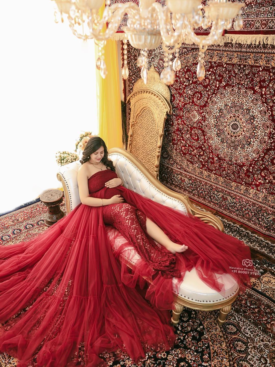 Ellen Maroon Gown
