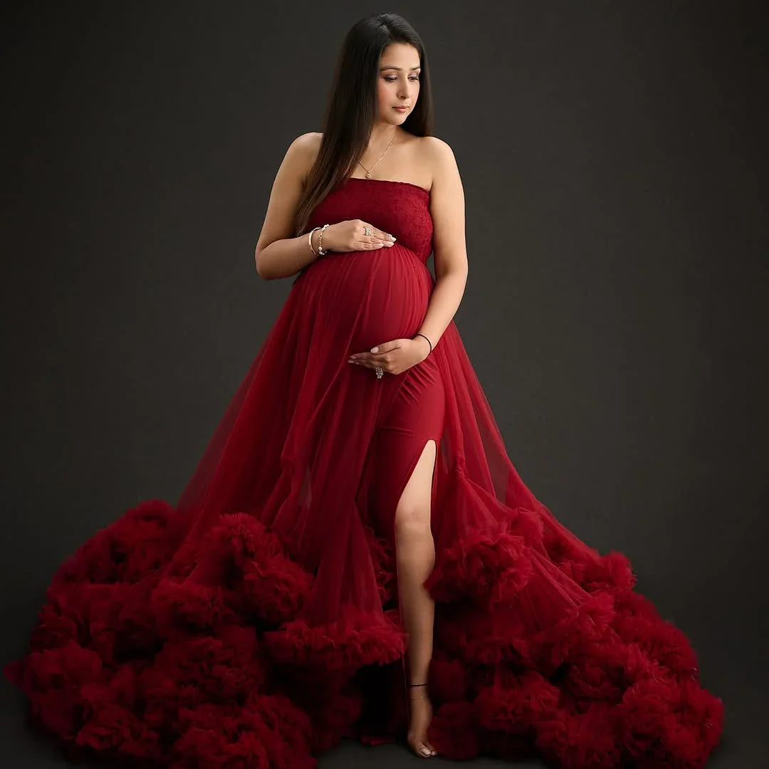 Chanel Red Gown