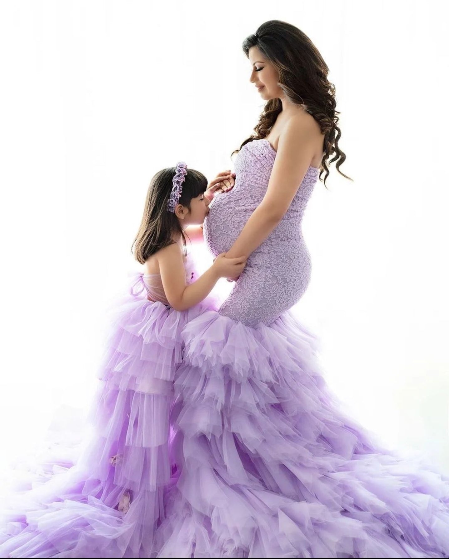 Lavender Fishtail Gown