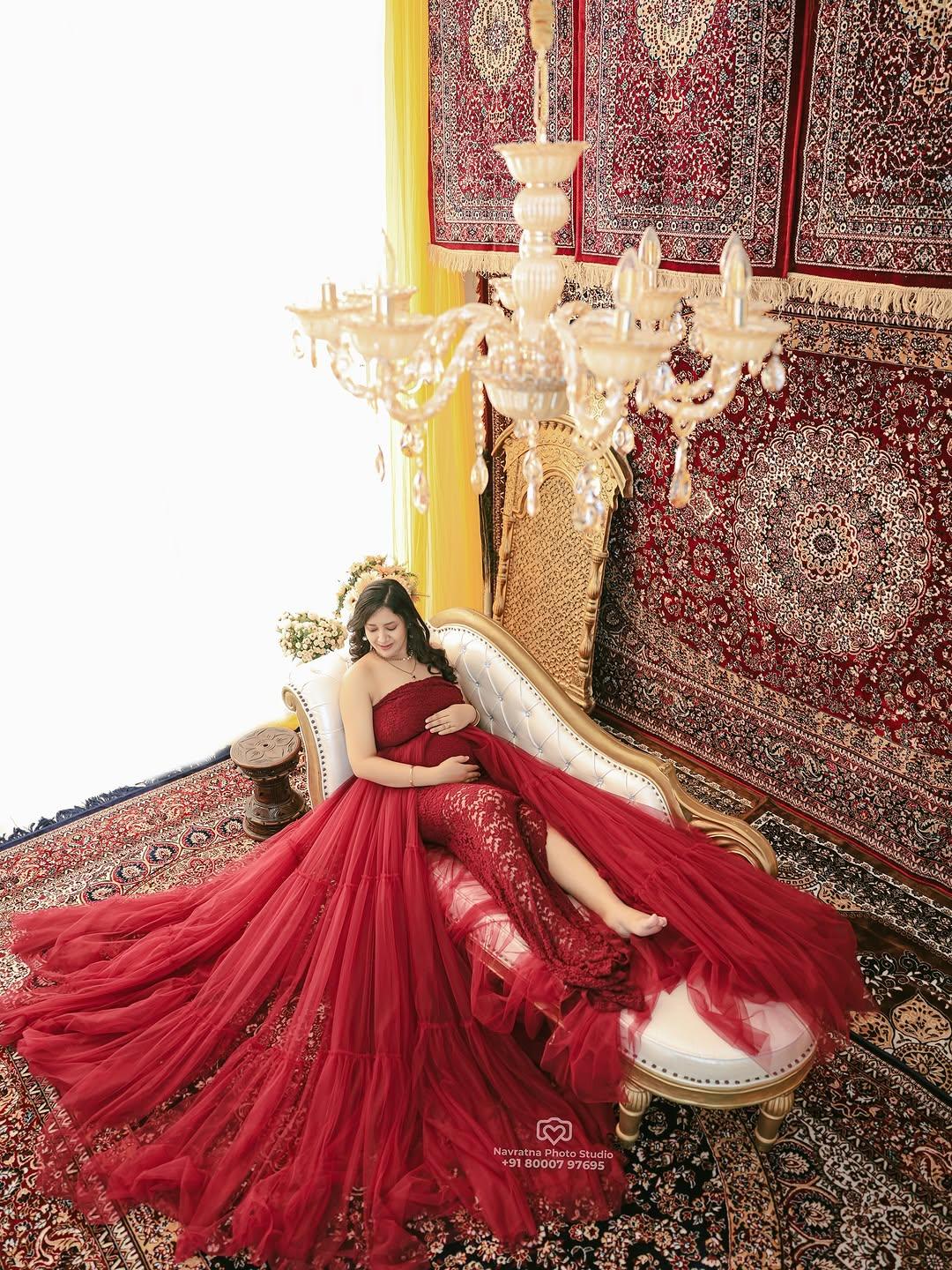 Ellen Maroon Gown