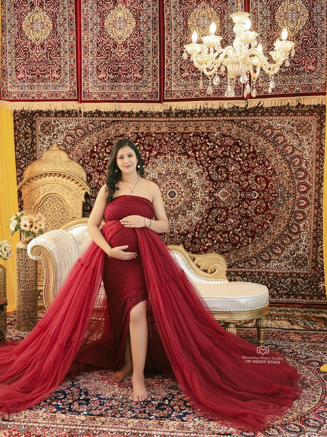 Ellen Maroon Gown