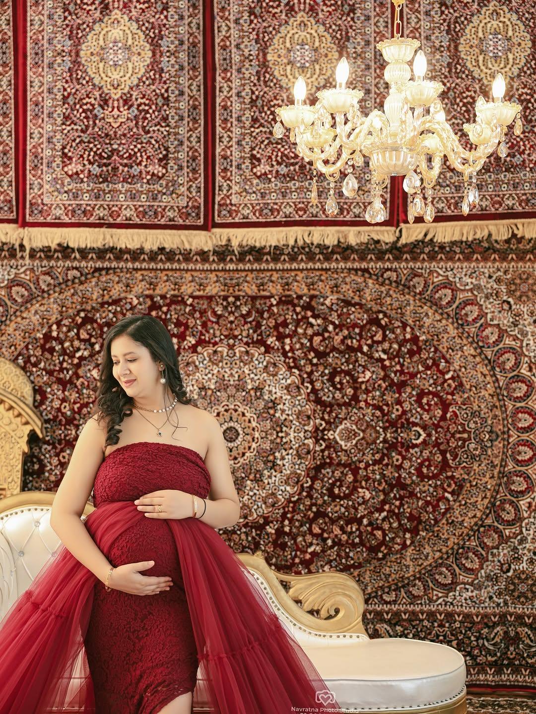 Ellen Maroon Gown