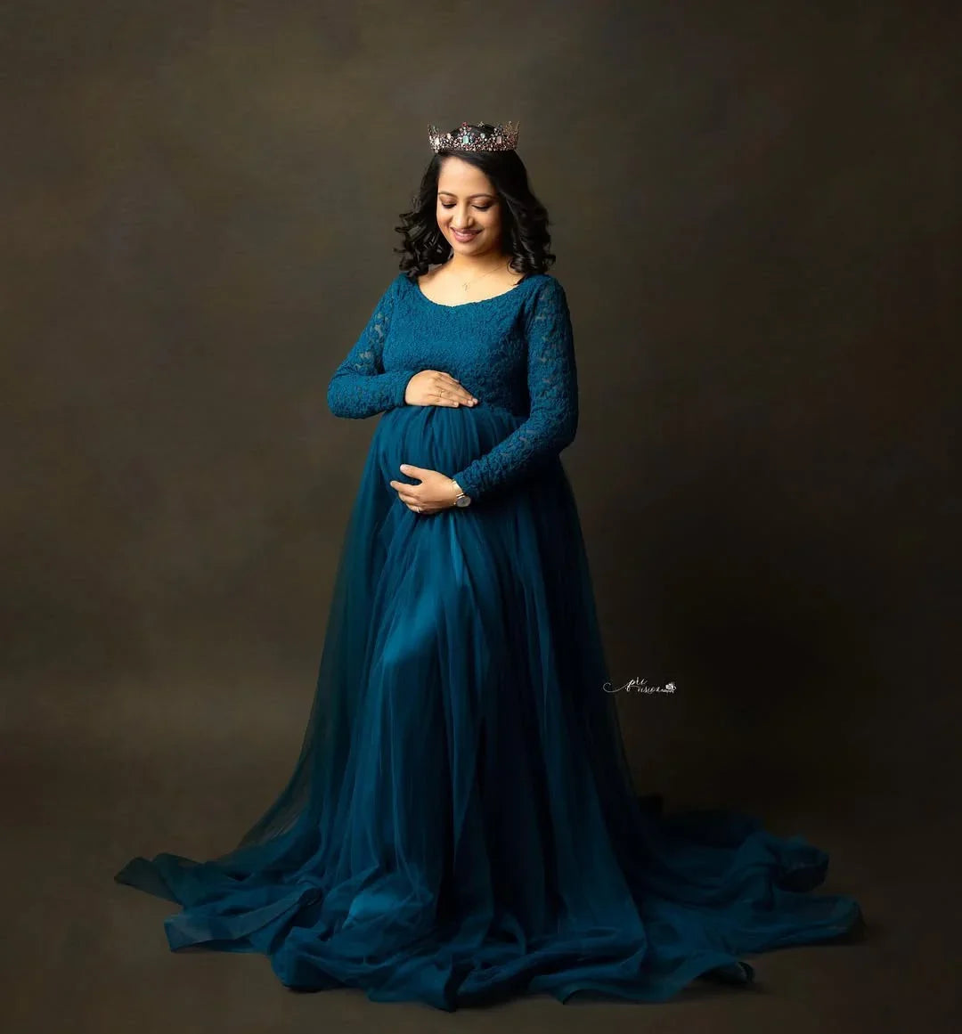 Dylan Teal Gown