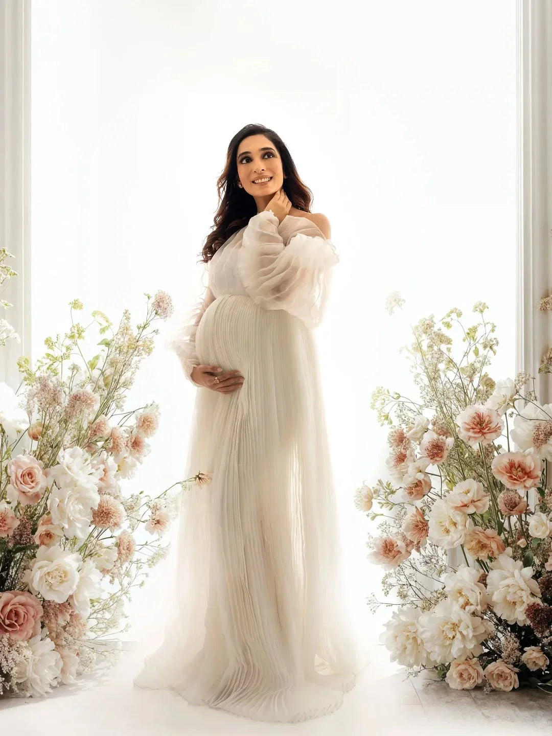 Adele Pleated Gown