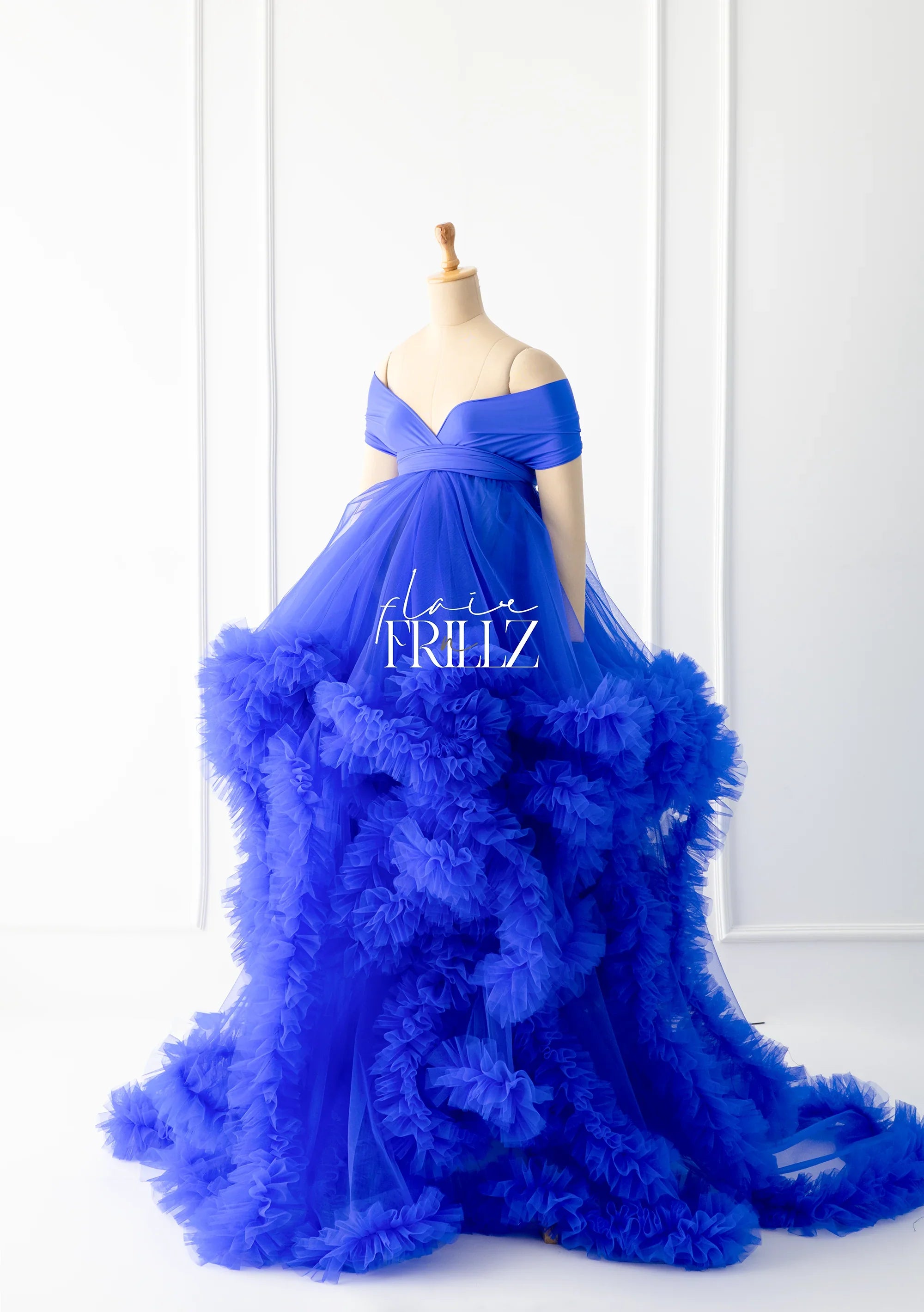 Taylor Royal Blue Convertible Gown