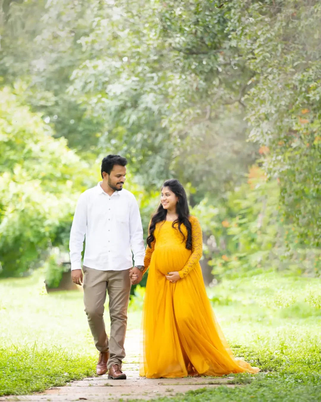 Dylan Lavender Maternity Gown by FlairNFrillz featuring flowing fabric and elegant design for comfortable pregnancy wear