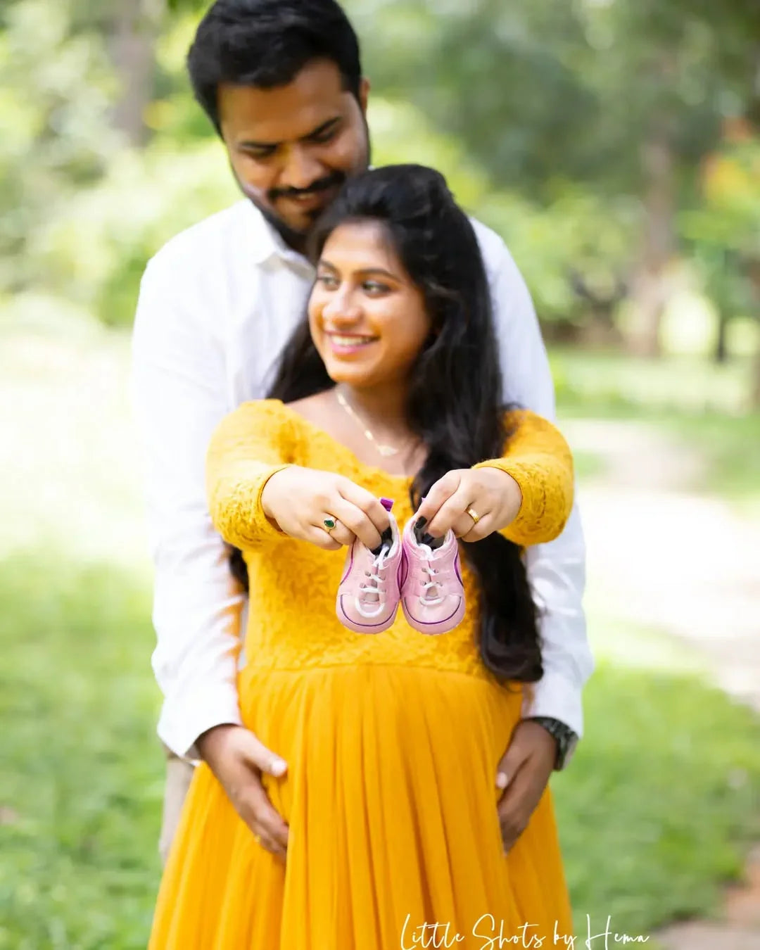 FlairNFrillz Dylan Lavender Maternity Gown featuring flowing fabric and elegant design, perfect for expecting mothers.